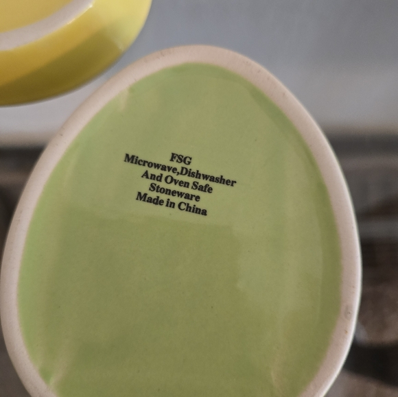 Easter egg candy dish set of 3 - Picture 8 of 9